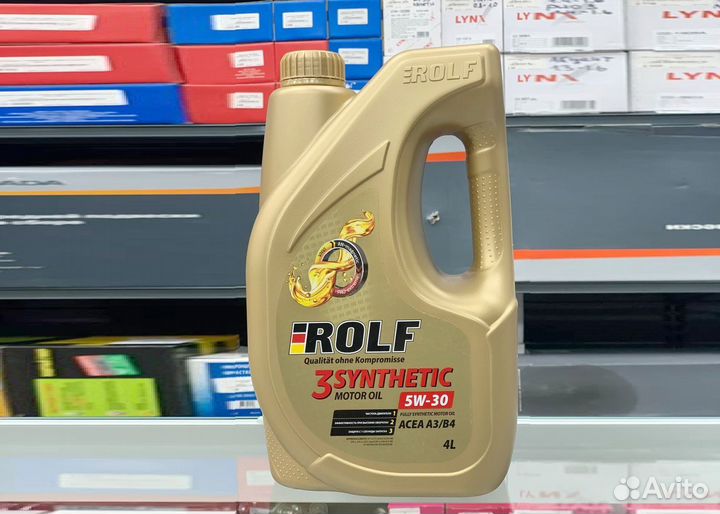 Масло моторное rolf 3synthetic SAE 5W-30 4л