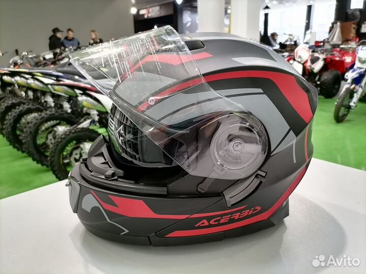 Мото шлем модуляр Acerbis serel