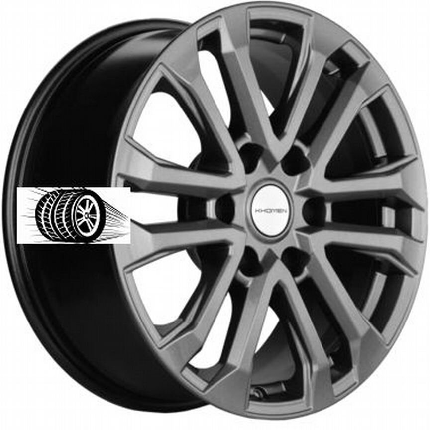 Литые диски Khomen Wheels 7.5×R18 6×139.7