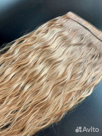 Тресс из натуральных волос, 50см, оплата Долями