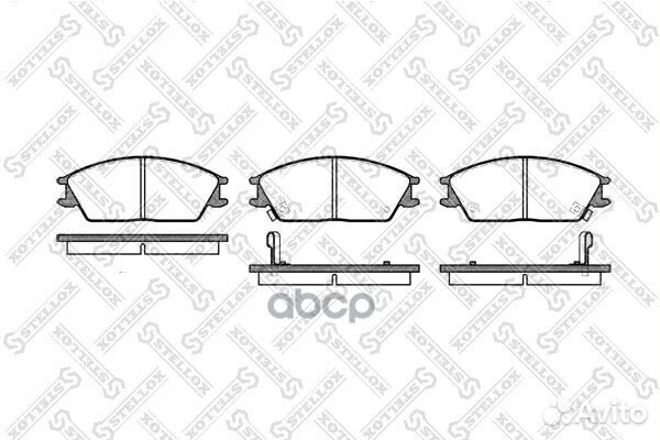 Колодки дисковые п. Hyundai Accent