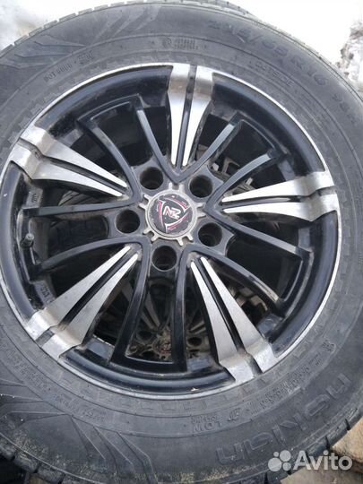 Колёса 4 шт.Литые диски с резиной Нокиан нордман