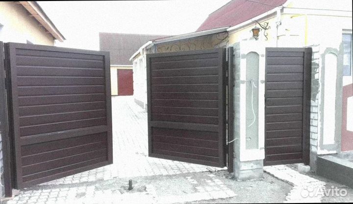 Автоматические распашные ворота