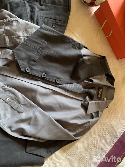 Школьная форма для мальчика серая 134