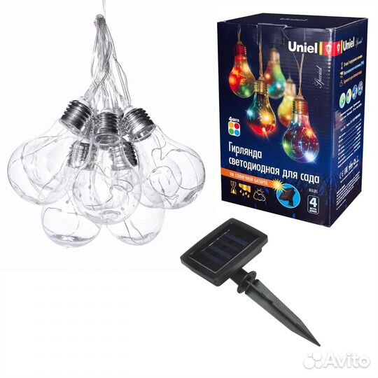 Гирлянда на солнечной батарее USL-S-126/PT4000