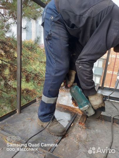 Остекление лоджии/Бесплатный замер