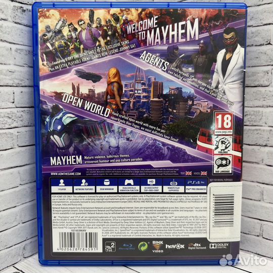 Игра для PS4 Agents Mayhem