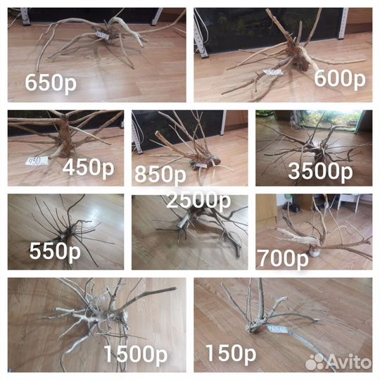 Коряги для аквариума