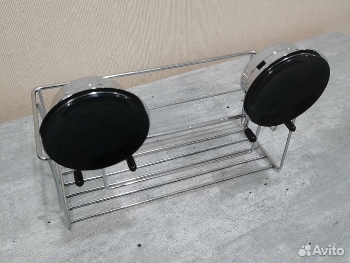 Полка на присосках для ванны или кухни