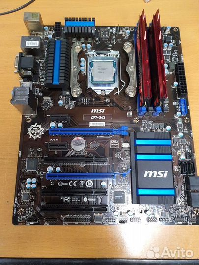 Связка msi z97-g43 + i7 4790k + 20gb RAM + куллер