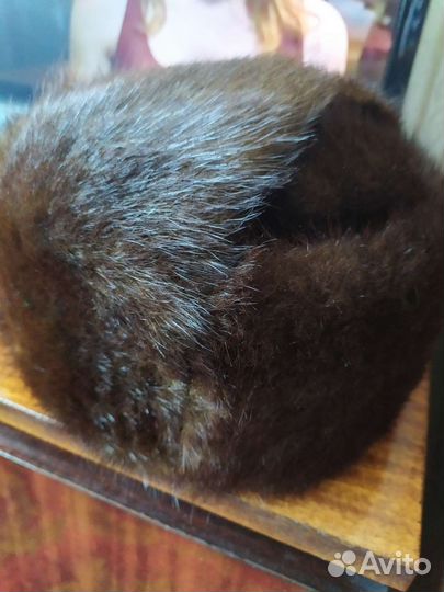 Норковая шапка мужская