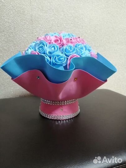 Светильник букет из фоамирана