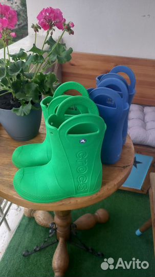 Резиновые сапоги crocs детские j2