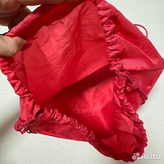 Детская сумка-мешок для обуви с двумя отделами