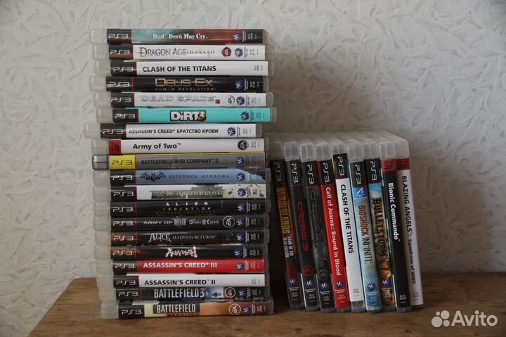 Редкие игры на sony ps3(из коллекции)