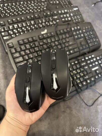 Клавиатура 4 шт +2 мышки