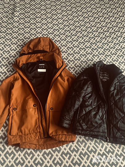 Куртка reima 3 в 1, 116-122 размер