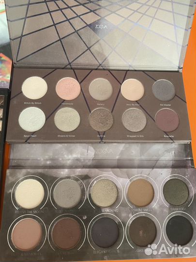 Палетка теней Urban decay, Zoeva, Dior,в наличии