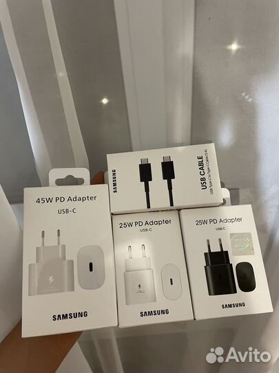 Быстрая зарядка samsung 25 w/45 w