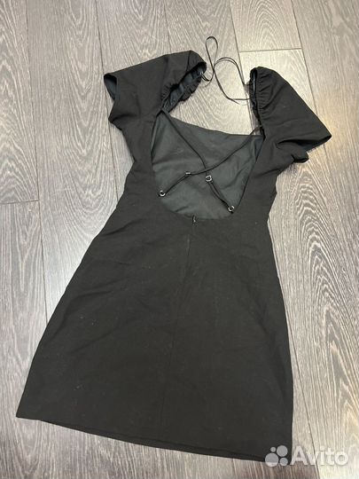 Стильное платье zara черное