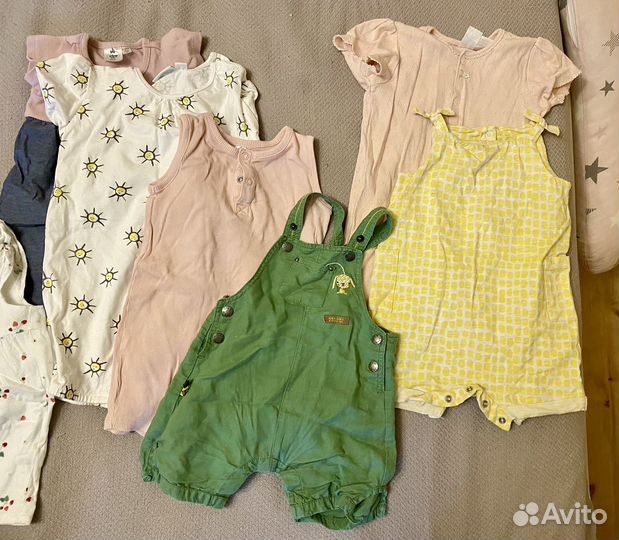Песочники на малыша девочку 3-12 мес
