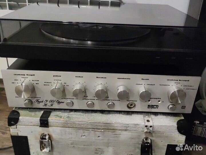 Усилитель барк 001 и колонки Амфитон