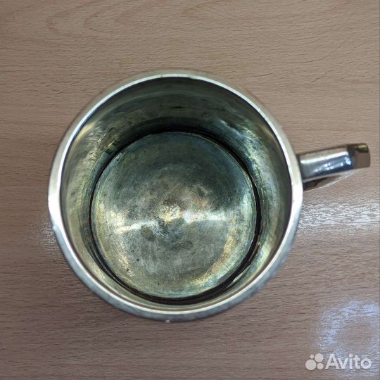 Чашка металлическая, ручной работы