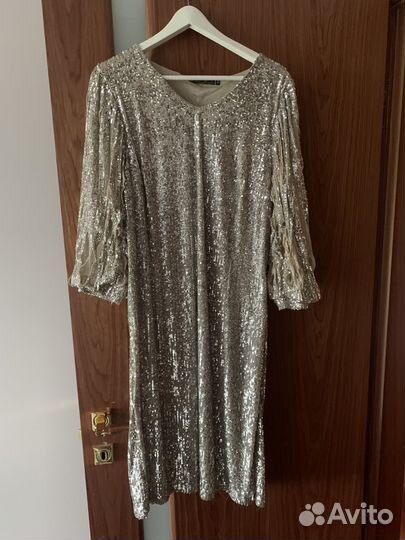 Платье с пайетками женское вечернее