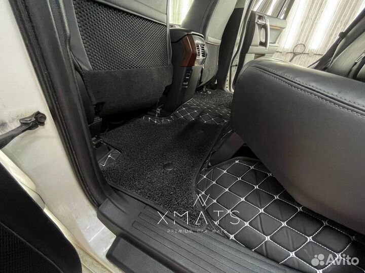 3D коврики из экокожи для TLC Prado 150