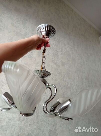 Люстра потолочная подвесная бу