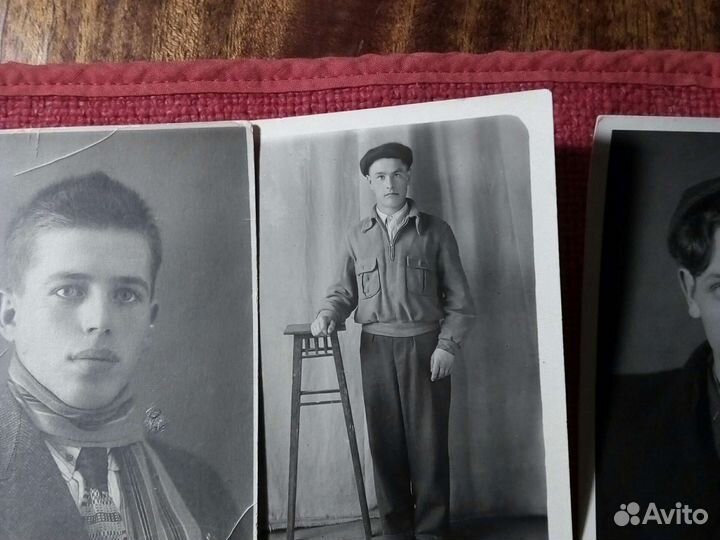 Фото «Пацаны» 7 штук. 1920-50 годы СССР