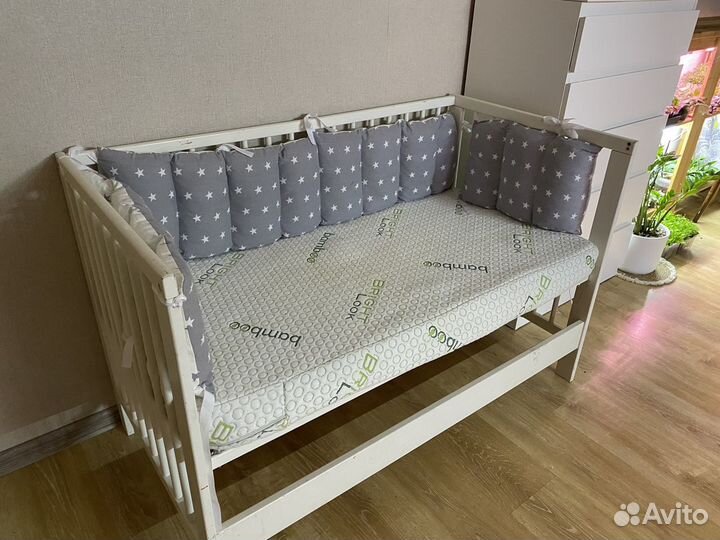 Детская кроватка IKEA gulliver 60x120