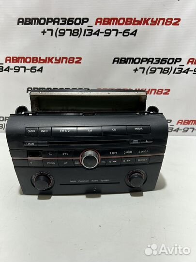 Штатная магнитола Mazda 3 BK