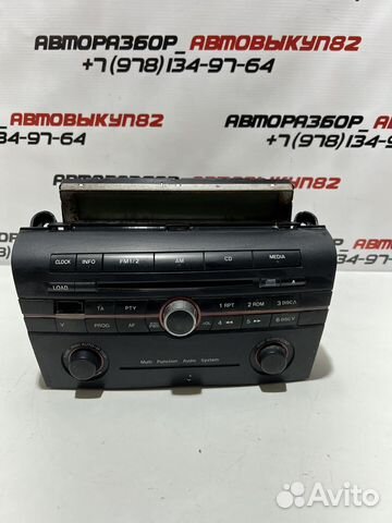 Штатная магнитола Mazda 3 BK