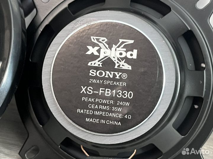 Динамики Sony 13см