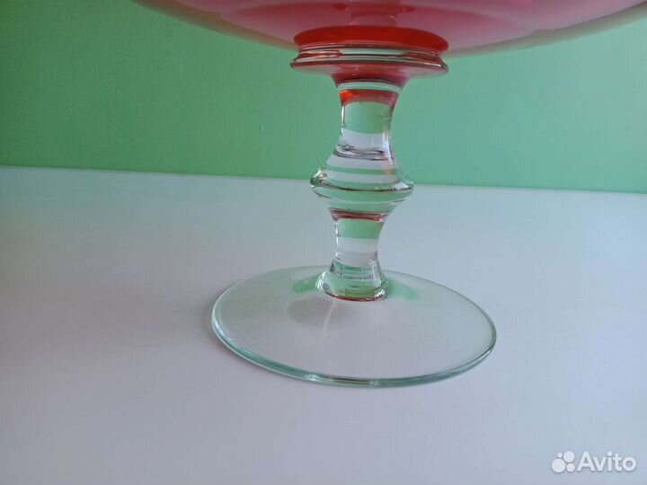 Ваза Авт. Галина Антонова худ. стекло дхз 70-е гг