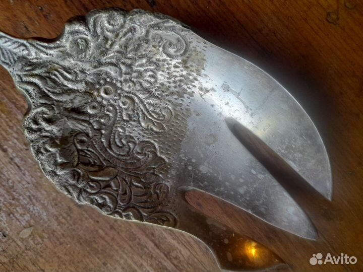 Столовые приборы старинные посеребренные