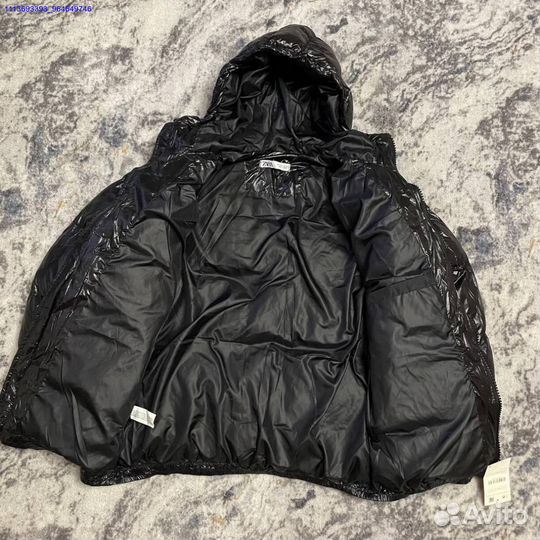 Пуховик Zara x Moncler puffer jacket