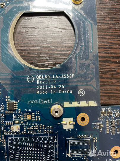 Материнская плата на Asus K53Z LA-7552P