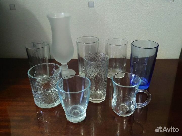 Бокалы, стаканы пакетом. Кружки