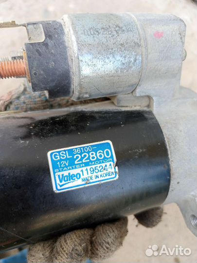 Стартер Hyundai Getz/Accent