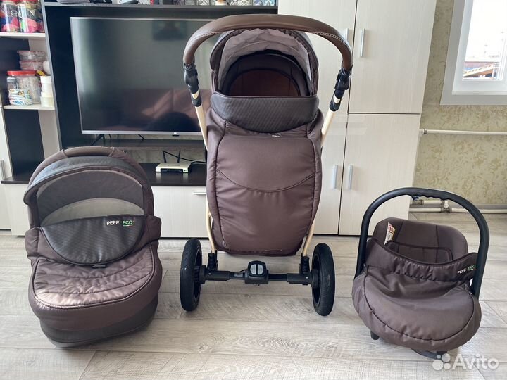 Коляска verdi pepe eco 3 в 1