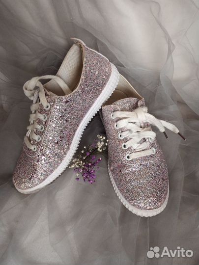 Кеды блестящие