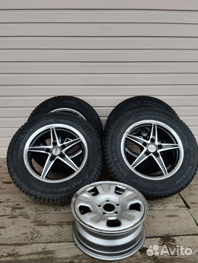 Зимние колёса в сборе с литыми дисками R16