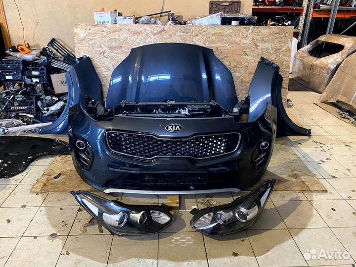 Kia Sportage 4 перед целиком (ноускат)