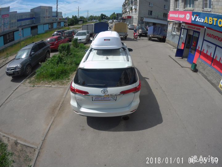 Багажник бокс на крышу Toyota Fortuner (2017)