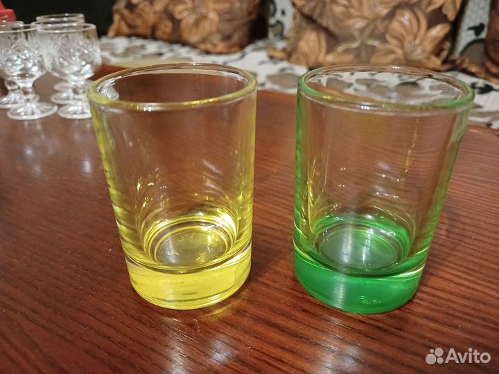 Стаканы рюмки конфетница хрусталь