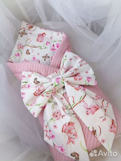 Конверт на выписку для девочки весна