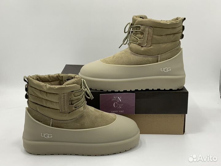 Ugg Mens Classic Mini Lace-Up Weather Dune