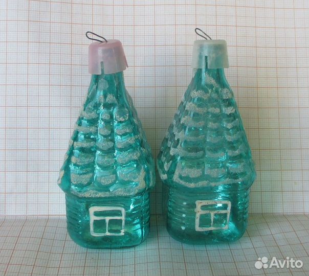Елочные игрушки льдинки СССР
